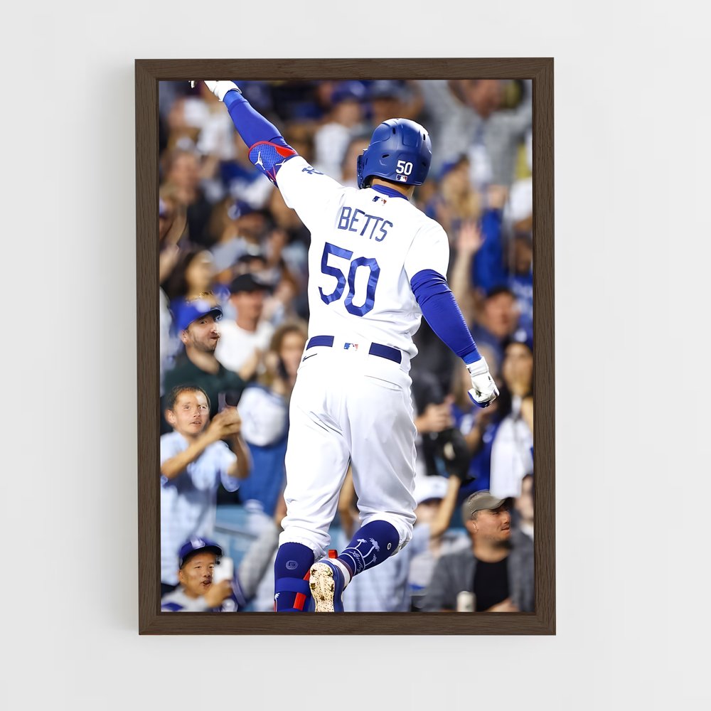 Poster Mookie de betts – affiche Baseball (vue 5)
